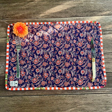 Load image into Gallery viewer, Block Printed Quilted Placemat