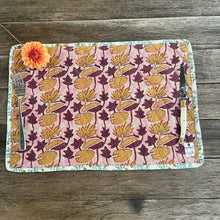 Load image into Gallery viewer, Block Printed Quilted Placemat