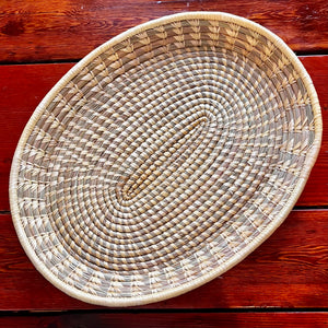 Coiled Oval Basket