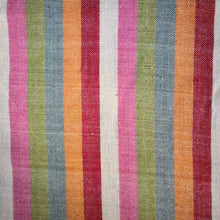 Load image into Gallery viewer, Colorful Pink Striped Tea Towel