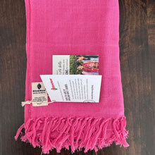 Load image into Gallery viewer, Soft and Breezy Shawl (or runner) in Bold Pastels