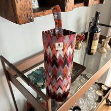 Load image into Gallery viewer, Wine Tote in Traditional Dhaka