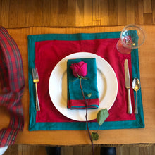 Load image into Gallery viewer, Holiday placemat (or napkin)