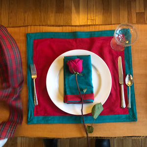 Holiday placemat (or napkin)